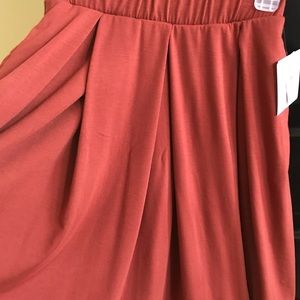 Madison skirt LulaRoe burnt orange